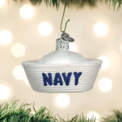 Owc Navy Cap Ornament, 32377