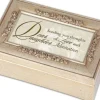 Petite Rose Dear Daughter Music Box, Plays You Light Up My Life