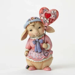 Pint Size Bunny W/Love Balloon