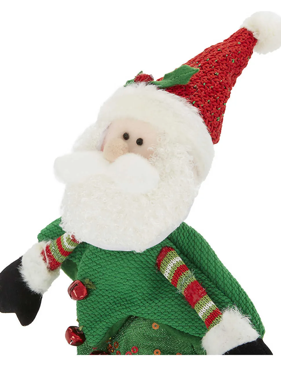 Santa Face Tree Spins And Sings , D2941, Kurt Adler
