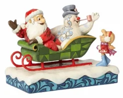 Santa Frosty The Snowman And Karen Sleigh