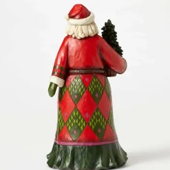 Santa With Evergreen