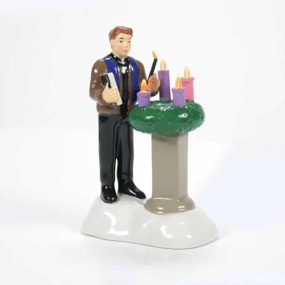 Sv, Advent Wreath Countdown, 6007630, Snow Village