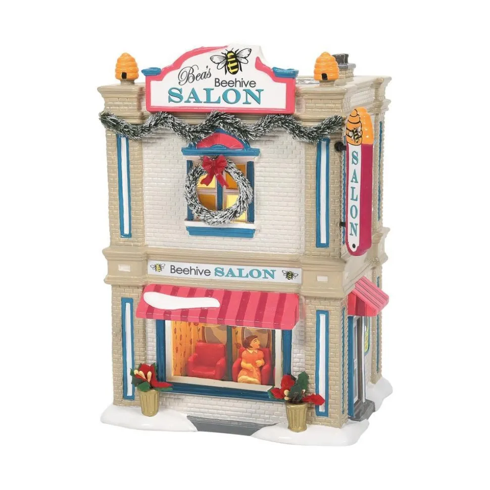 Sv, Bea's Beehive Salon, 6009714, Snow Village