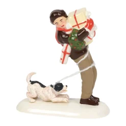 Sv, Norman Rockwell's "Christmas Packages", 6000648, Snow Village