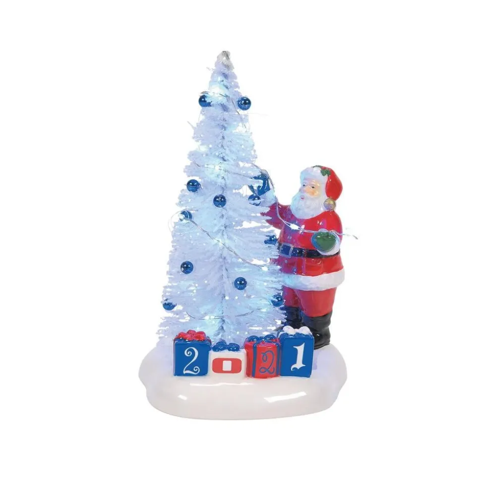 Sv, Santa Comes To Town 2021, 6007775, Snow Village