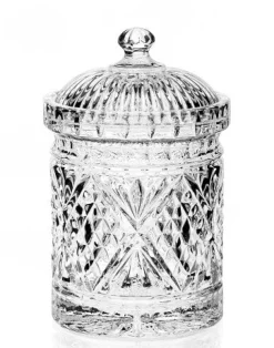 The Dublin Crystal Biscuit Barrel