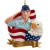 U.S. Air Force™ Airman, Flag, Eagle Ornament For Personalization, Af2202, Kurt Adler